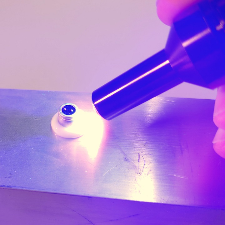 application of 395nm UV LED lamp for curing